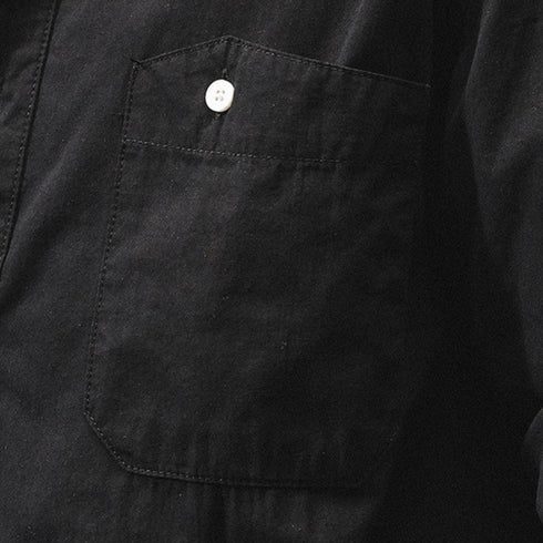 Natural Band Collar Basic Shirt P1822